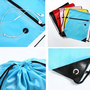 Portable Outdoor Reflective Safty <b>Children</b> Drawstring Sports <b>Backpack</b> Running Bags Lightweight <b>Backpack</b> - Product Image 3