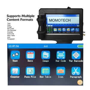 <span class=keywords><strong>Imprimante</strong></span> à jet d'encre portable MOMOTECH 4.3 ''écran tactile 2000mAh <span class=keywords><strong>Rechargeable</strong></span> 22 langues Machine de codage à jet d'encre à séchage rapide - Product Image 6