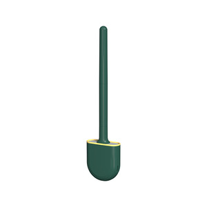 Brosse de toilette murale avec tête en TPR et manche en plastique détachable, étanche, flexible, conception sans angle mort - Product Image 6