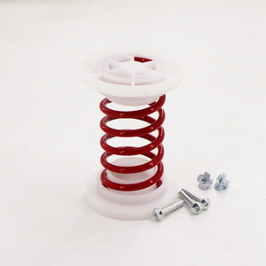 Molla a spirale rossa per pavimento fitness 5*50*110 di alta qualità - Durevole e con buona elasticità - Molla per ginnastica nera - Product Image 1