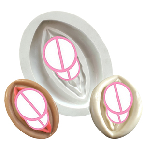 Vroeg opstaander Abalone Model Bakchocolade Siliconen Eco-vriendelijke Cakevorm Vrouwelijke Organen Lollipop Zeep Kaars Harsen - Product Image 1