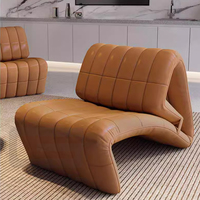 Gainsville Furniture ensemble de canapés de salon de luxe chaise longue canapé-lit moderne en cuir canapé au sol pour le salon