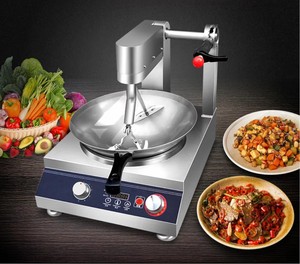Machine à riz frit pour restaurant, <span class=keywords><strong>robot</strong></span> cuisinier intelligent rotatif, wok, cuisson automatique, écran tactile numérique, chauffage par convection - Product Image 2