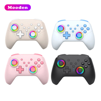 F Wholesale HS-SW2503 Wireless Switch 2 Pengontrol Game Tombol Belakang, Pencahayaan RGB, Fungsi Wake-Up & Performa Stabil
