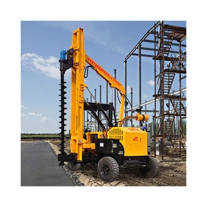 Pile driver sur roues idéal pour la construction de parcs logistiques, les fondations d'entrepôts et les projets d'infrastructure de la chaîne d'approvisionnement - Product Image 2