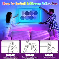 Twinklight Décoratif Led 24V 3535 RVB Flexible DIY Couleur Smart RVB LED Néon Corde Bande lumineuse