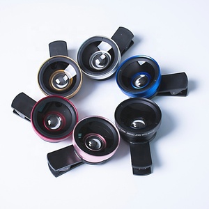 New 2 trong 1 phổ góc rộng Macro bên ngoài Fisheye Ống Kính Điện thoại di động HD máy ảnh Clip điện thoại ống kính Kit cho iPhone - Product Image 4