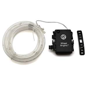 Luz LED para rueda de bicicleta Db, 20-29 pulgadas, resistente al agua, funciona con pilas, verde, para ciclismo nocturno, 1 paquete - Product Image 4