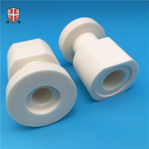 Ingénierie du filetage de la machine <span class=keywords><strong>99</strong></span> <span class=keywords><strong>99</strong></span>.5 Tubes en céramique d'alumine Al2O3 Cylindre à air d'usinage - Product Image 4