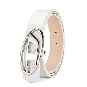 Ceinture en alliage de style coréen, nouvelle arrivée, pour hommes et femmes, haut de gamme, polyvalente, grande boucle en D, lettre Y2K, jeans d'été, ceinture de niche - Product Image 5