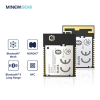 MS88SF21 NRF52840 Stabilitas Tinggi untuk Modul Bluetooth Multi-Sertifikasi Mendukung Modul USB & Mesh Ble
