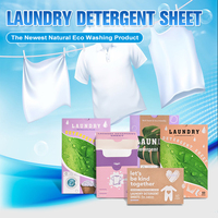 Zéro Déchet Voyage Blanchisserie Eco Bande De Lavage Liquidité Maison Vêtements Lavage Parfum Frais Détergent À Lessive Feuilles De Lavage