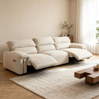 Canapé inclinable électrique VOXHOME, style nordique minimaliste, pour salon, meubles modulaires, tissu résistant aux griffures de chat