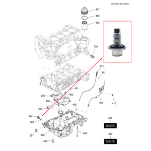 Buick Chevrolet Oil Drain <b>Plug</b> 11562588 Carbon Steel Zinc Plated For Engine Oil Pan <b>Replacement</b> - Product Image 2