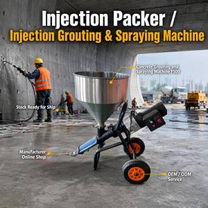 Boyu F500 High Pressure Concrete Grouting and <b>Spraying</b> Machine for Tunnel <b>Waterproofing</b> Injection Pump Machine Factory Direct - Product Image 1