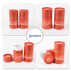 Vente en gros en usine Emballage de bocal en papier cylindrique en carton Tube de papier de boîte ronde de style personnalisé Conception recyclable et estampillée - Product Image 6