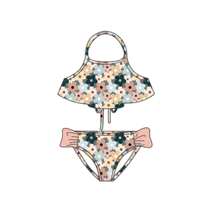 Venta al por mayor traje <span class=keywords><strong>de</strong></span> <span class=keywords><strong>baño</strong></span> personalizado niños niñas en trajes <span class=keywords><strong>de</strong></span> <span class=keywords><strong>baño</strong></span> estampado Halter Top Shorts bikini 2024 bebé trajes <span class=keywords><strong>de</strong></span> <span class=keywords><strong>baño</strong></span> - Product Image 2