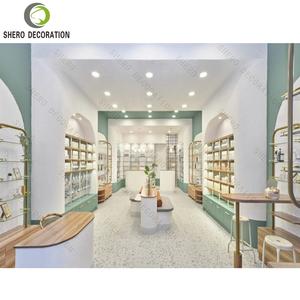 ตู้โชว์น้ำหอมสไตล์ธรรมชาติ ร้านน้ำหอมหรูหราทันสมัย ผลิตภัณฑ์ร้านเสริมสวย ตู้โชว์ร้านขายเครื่องสำอาง - Product Image 5