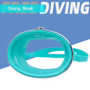 Masque encadré à une fenêtre en verre trempé de 4,0 mm anti-buée pour la plongée en apnée et les sports nautiques universels - Product Image 2