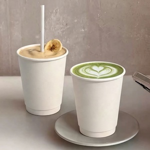 China Wholesale Custom Biodegradable to Go <b>Disposable</b> Kraft Ripple Double Wall Paper Tea Cardboard Coffee Dispos Takeaway <b>Cup</b> - Product Image 6