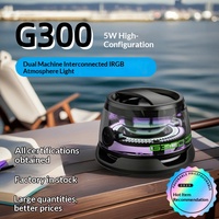 Haut-parleur sans fil G300 amélioré à succès avec support magnétique, mini enceinte portable d'extérieur
