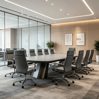 Chaise de bureau exécutive moderne ergonomique confortable à hauteur réglable avec base en acier et revêtement en cuir PU pivotante pour la maison et les bureaux professionnels