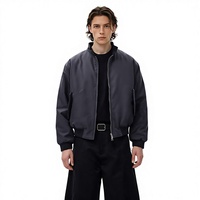 Blouson Bomber Classique Américain 11KN, Col Montant, Coupe-Vent, Manteau Décontracté, Vêtement d'Extérieur Streetwear Personnalisé
