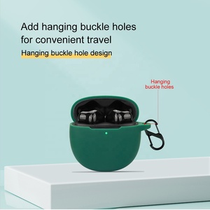 Funda para auriculares <span class=keywords><strong>Vivo</strong></span> TWS A1 Pro, carcasa de silicona, llavero, funda para auriculares para <span class=keywords><strong>AirPods</strong></span> Buds, fundas inalámbricas Erabuds - Product Image 4