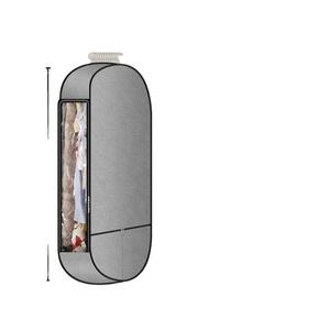 Échantillon gratuit Mergeboon, grand sac à vêtements respirant pour rangement dans le placard, housse à vêtements avec double fermeture éclair RPET - Product Image 2