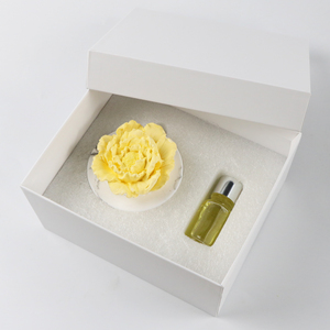 Thả Bán Buôn Thơm Gốm Vàng Hoa Mẫu Đơn Hoa Sứ Hương Thơm Xe Nhà Làm Mát Không Khí Tinh Dầu Khuếch Tán Hương Thơm - Product Image 6