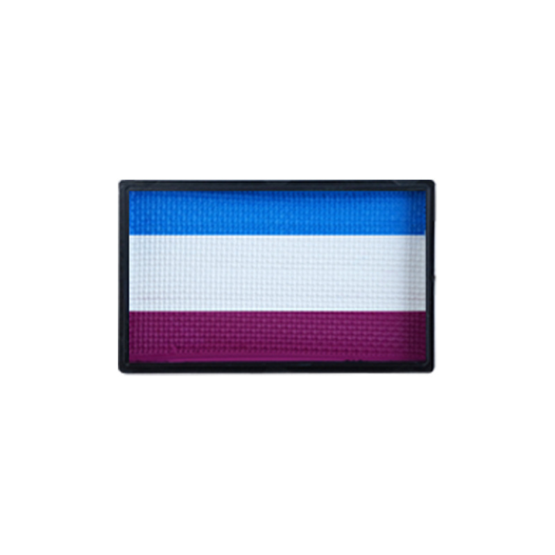 Purple and blue 3 colors