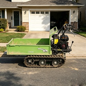 <span class=keywords><strong>Brouette</strong></span> motorisée 4x4 Cougars CG0301A 300 kg, mini-dumper <span class=keywords><strong>à</strong></span> essence avec benne basculante hydraulique - Product Image 4
