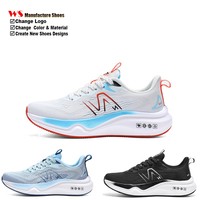 Weshine personnalisé en gros 2024 nouveau poids léger décontracté marche basket-ball style design baskets fabrication de chaussures pour hommes formateur