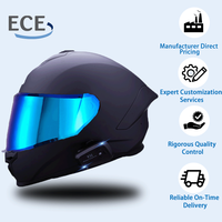 Vente en gros d'usine OEM nouveau casque de moto intégral en ABS certifié ECE avec verres anti-buée