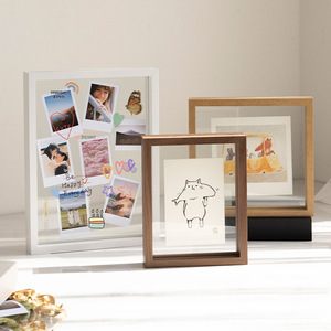 Marco de Fotos de Vidrio Transparente de Doble Panel, Venta al Por Mayor de Fábrica, Exhibidor de 7 Pulgadas, Marco para Fotos A4 - Product Image 3