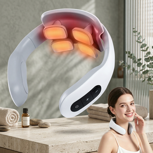 Masajeador de Cuello con Calor Infrarrojo, Recargable por USB, Batería de Litio, Terapia de Pulsos Automática para Alivio del Cuello - Product Image 1