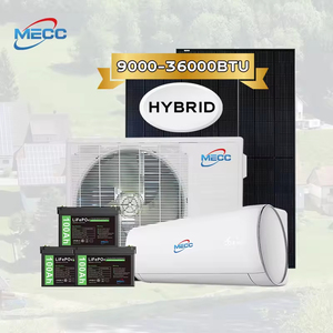 เครื่องปรับอากาศพลังงานแสงอาทิตย์ 9000Btu 12000Btu 18000Btu 24000Btu แบบพกพา ระบบไฮบริด มัลติ-สปลิต สำหรับใช้ในครัวเรือน US 024 เครื่องปรับอากาศพลังงานแสงอาทิตย์ - Product Image 2