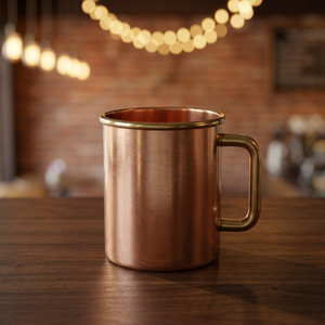 Chope à bière en cuivre massif - Product Image 4