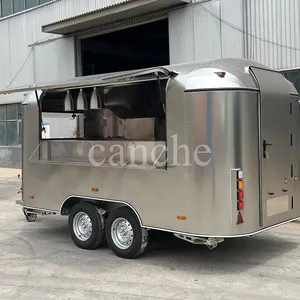 Carrito de Comida Móvil para Exteriores, Tipo Camioneta, para Venta de Hot Dogs y Papas Fritas, Precio de Fábrica - Product Image 6