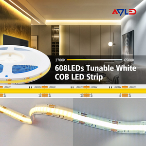 24V COB LED Dải Linh Hoạt Ánh Sáng 608 Đèn LED/M 10Mm Chiều Rộng Độ Sáng Cao Thay Đổi Độ Sáng Thông Minh Dải Cho Điều Khiển Từ Xa 90 + Cri Cct - Product Image 5