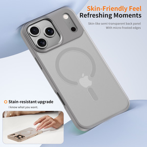 Étui de protection de luxe magnétique TPU + PC pour 15/16 Pro Max Design antichoc transparent résistant aux chutes - Product Image 4