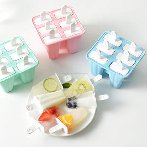 Tự làm sáng tạo hộ gia đình Silicone Kem khuôn tái sử dụng ICE-Lolly khuôn BPA miễn phí dễ dàng phát hành Popsicle khuôn - Product Image 2