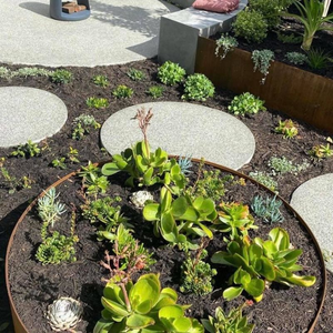 ขอบสนามหญ้าตกแต่ง กำแพงเหล็กคอร์เทนสำหรับจัดสวน - Product Image 6