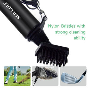 เซอร์ กอล์ฟ สเปรย์แปรงทำความสะอาดหัวไม้กอล์ฟพร้อมคลิปพลาสติกแบบยืดหดได้แบบพกพาอเนกประสงค์สำหรับกอล์ฟ - Product Image 3