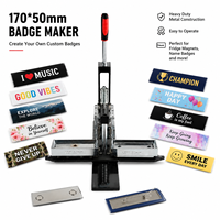 Machine à fabriquer des aimants de réfrigérateur rectangulaires personnalisés 170*50mm, nouvelle et très demandée, pour la création de badges magnétiques DIY