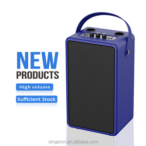 M5501 M5502 Altavoz de Gran Potencia con Doble Woofer de 5 Pulgadas, Caja Acústica Clásica Tipo Maleta, Altavoz con Gabinete de Madera - Product Image 3