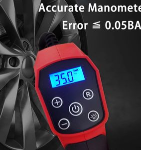 Inflador de neumáticos inalámbrico, <span class=keywords><strong>compresor</strong></span> de aire para batería <span class=keywords><strong>DeWalt</strong></span> 160PSI, luz LED portátil, bomba de aire de mano con manómetro Digital - Product Image 2