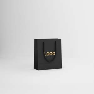 Bolsas de Papel para Ropa, Clásicas, Negras, Resistentes, Personalizadas, de Lujo, con su Propio Logotipo - Product Image 3