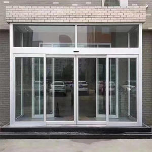 Porte coulissante automatique silencieuse en verre pour bibliothèque musée <span class=keywords><strong>zone</strong></span> sensible au bruit - Product Image 3