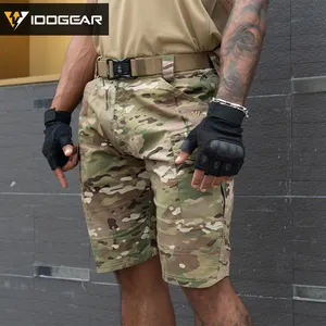 IDOGEAR 2024 Sommer elastische Tarnshorts Herrenshorts Sport Dienst Kampf taktische Hosen taktische Cargo Shorts für Herren